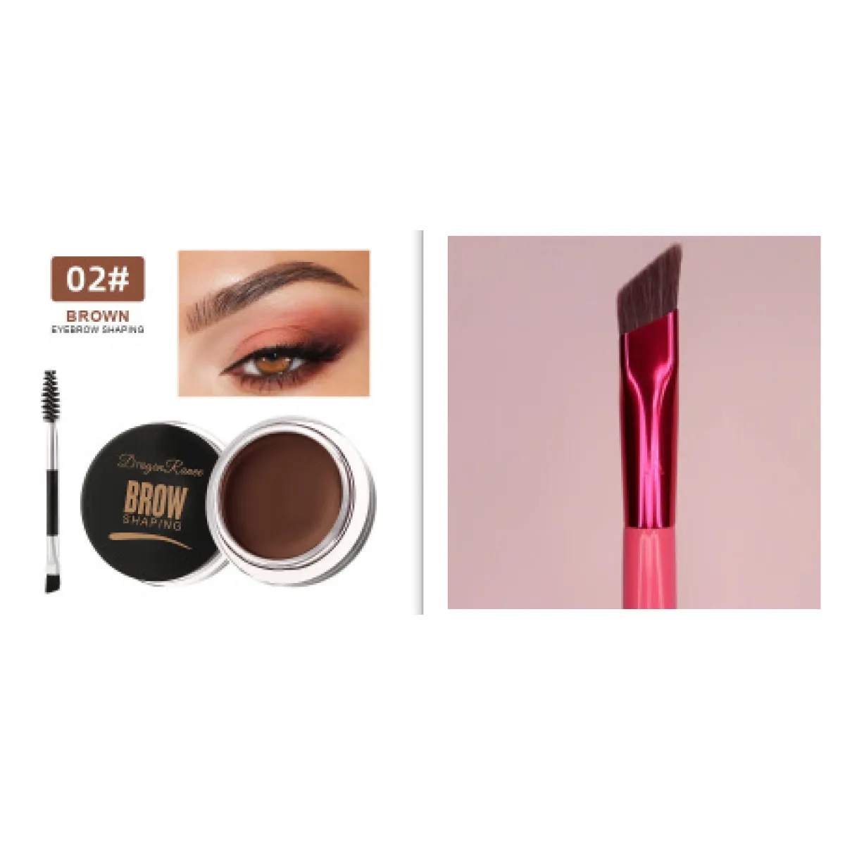 Waterproof Long-Lasting Eyebrow Dye & Shaping Set
