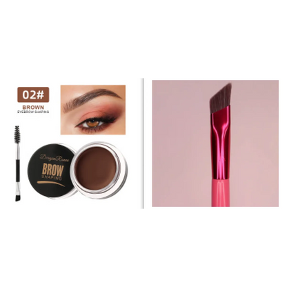 Waterproof Long-Lasting Eyebrow Dye & Shaping Set