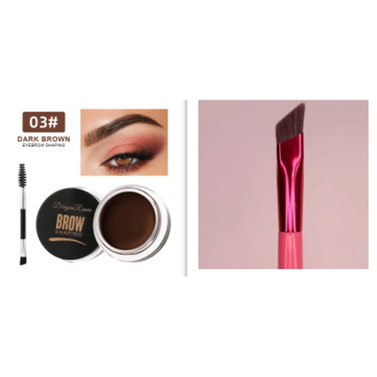 Waterproof Long-Lasting Eyebrow Dye & Shaping Set